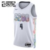 Maillot Enfant Denver Nuggets Russell Westbrook 2024-25 Nike City Edition Blanc Swingman